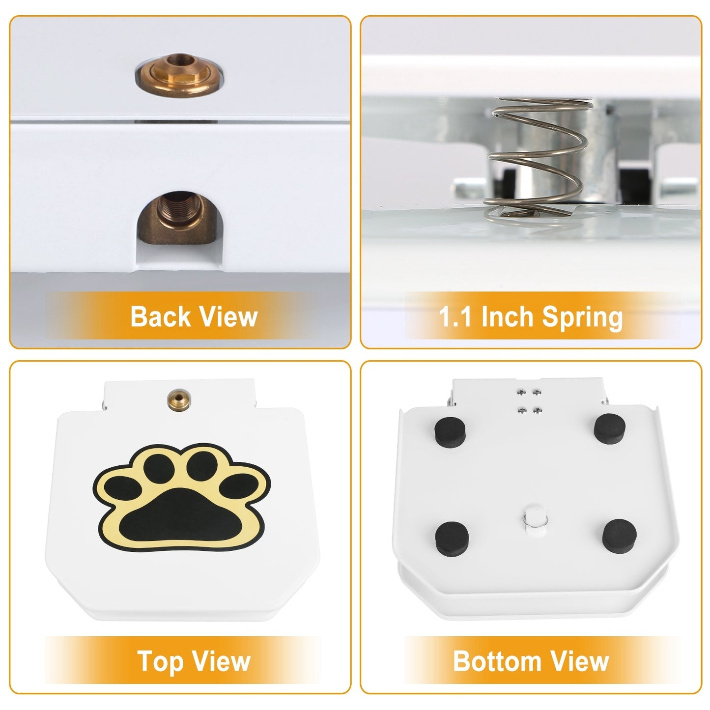 Fontaine à eau pour chien, distributeur d'eau d'extérieur pour animaux de compagnie, arroseur à pédale avec valve interactive pour boire de l'eau