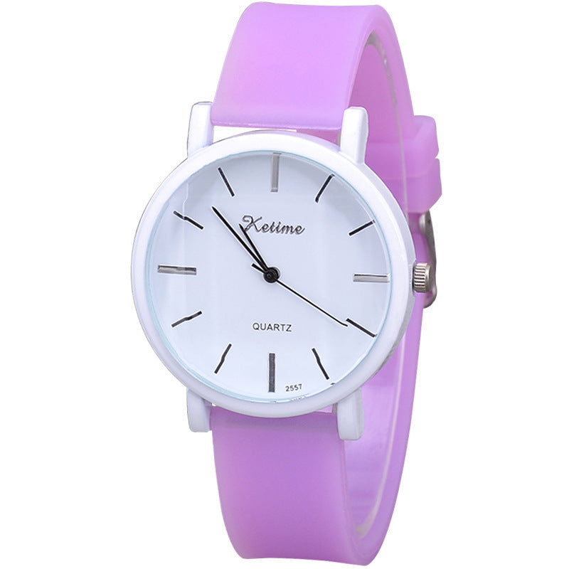 Fashion Silicone Band Quartz Watch