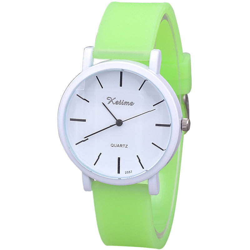 Fashion Silicone Band Quartz Watch