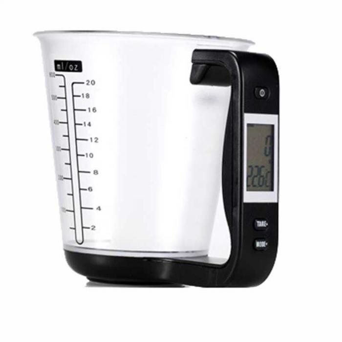 Balance de cuisine électronique avec tasse à mesurer