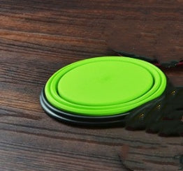 Distributeur d'eau 2 en 1 pour animaux de compagnie, bol portable en silicone pour voyage, pour chien et chat