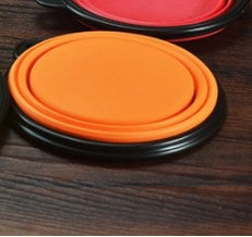 Distributeur d'eau 2 en 1 pour animaux de compagnie, bol portable en silicone pour voyage, pour chien et chat