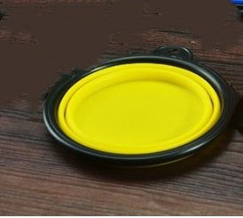 Distributeur d'eau 2 en 1 pour animaux de compagnie, bol portable en silicone pour voyage, pour chien et chat