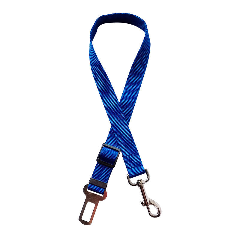 Ceinture de sécurité réglable pour chien et chat, harnais pour véhicule, clip de laisse, levier de sécurité, colliers de traction, accessoires pour chiens, produits pour animaux de compagnie