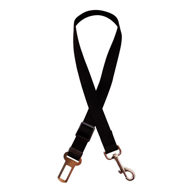 Ceinture de sécurité réglable pour chien et chat, harnais pour véhicule, clip de laisse, levier de sécurité, colliers de traction, accessoires pour chiens, produits pour animaux de compagnie
