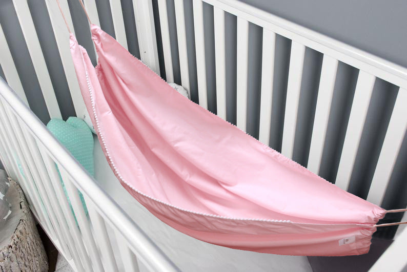 Baby Hammock Indoor Cradle With Hanging Cloth Bag To Coax Sleep