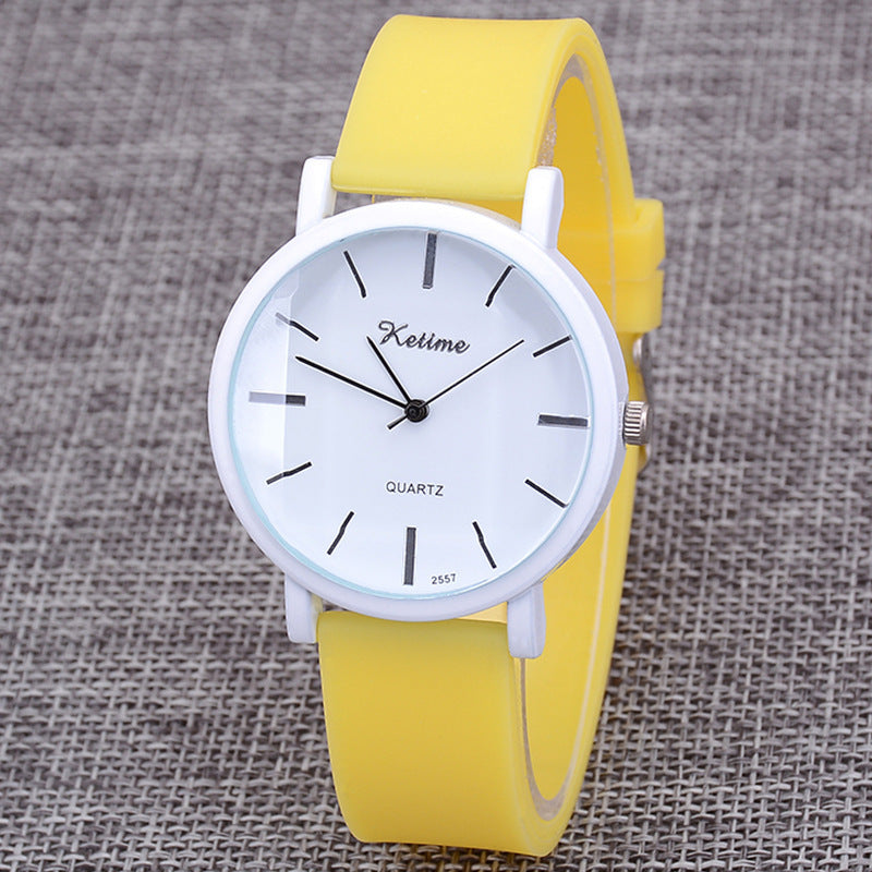 Fashion Silicone Band Quartz Watch