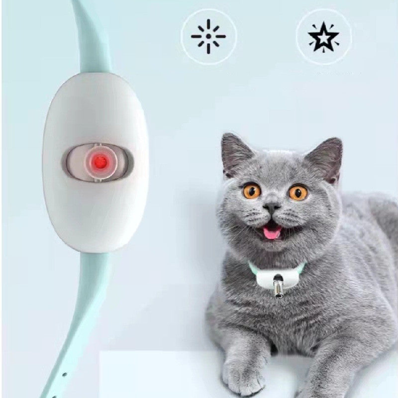 Jouet automatique pour chat, collier intelligent pour taquiner le chat, chargement USB électrique, jouets amusants pour chaton, articles de dressage interactifs pour animaux de compagnie