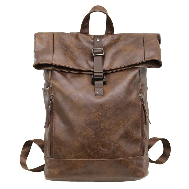 Sac à dos pour homme, grande capacité, imperméable, couleur unie, pour ordinateur, voyage, pour femme