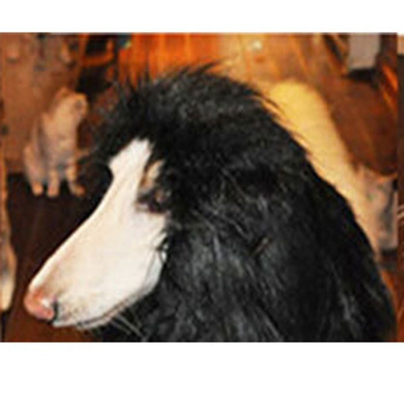 Perruque crinière de lion pour grands chiens