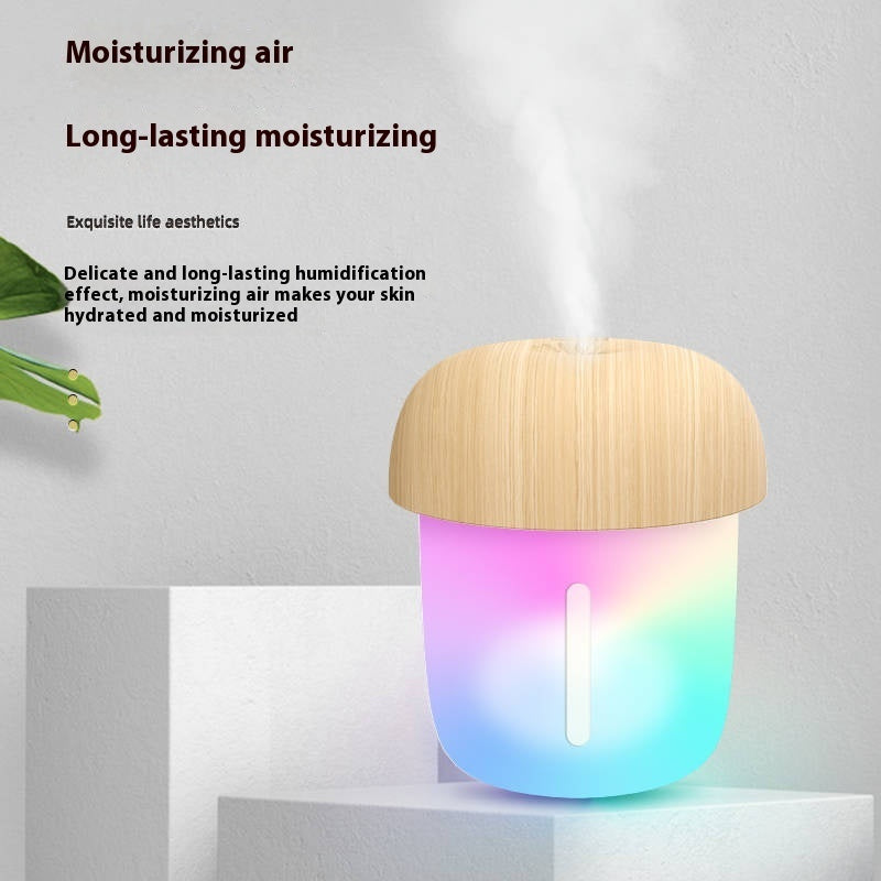 Mushroom Water Droplets Humidifier Mini Usb Vehicle-mounted Home Use Small Spray For Desktop Office