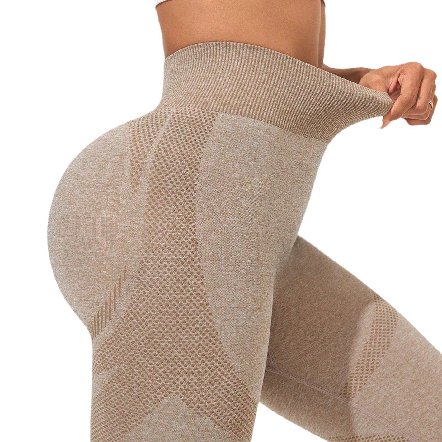 Pantalon de yoga moulant taille haute pour le fitness, le levage des hanches et la contraction du ventre