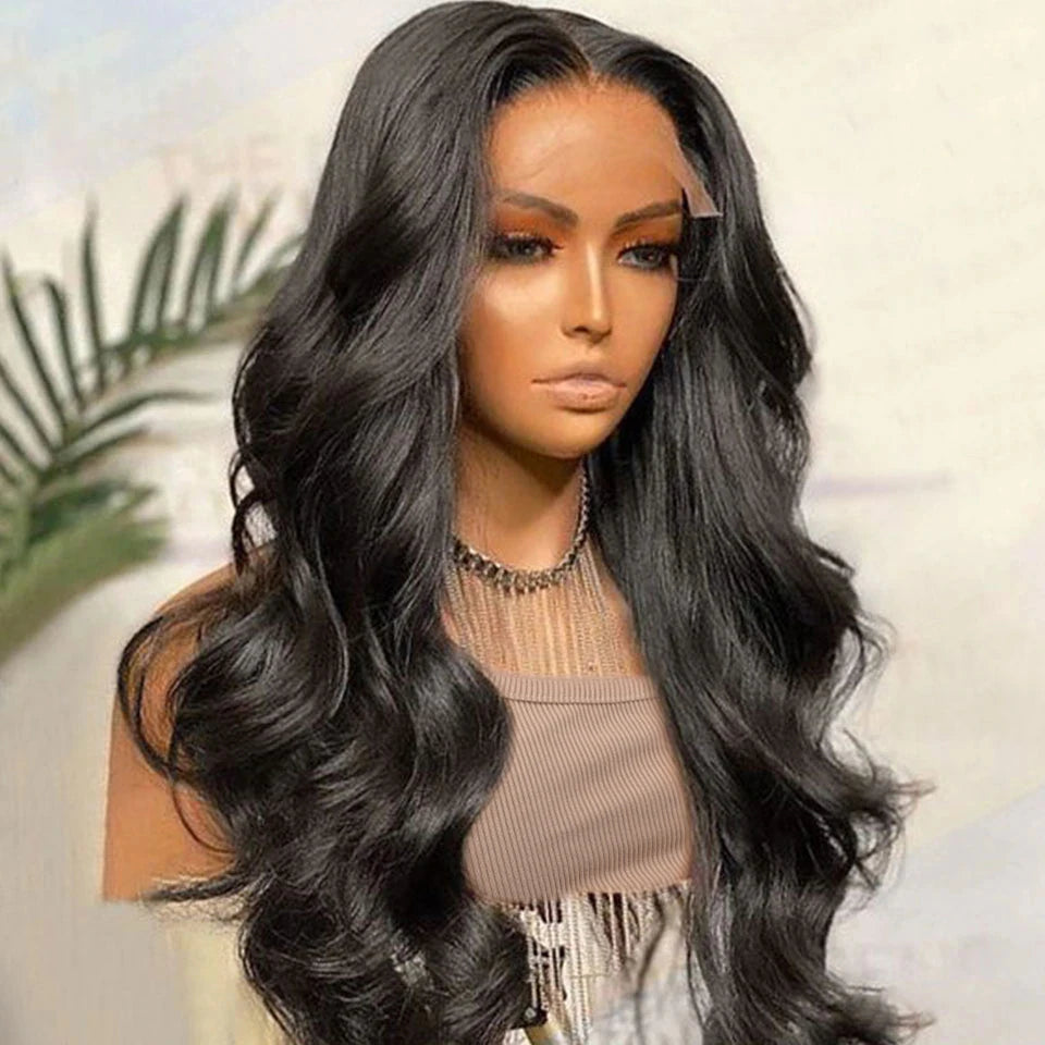 Rebecca Body Wave Lace Front Wigs T Part Lace Wigs Pre Plucked Transparent Lace Front Wigs Brazilian Body Wave Human Hair Wigs