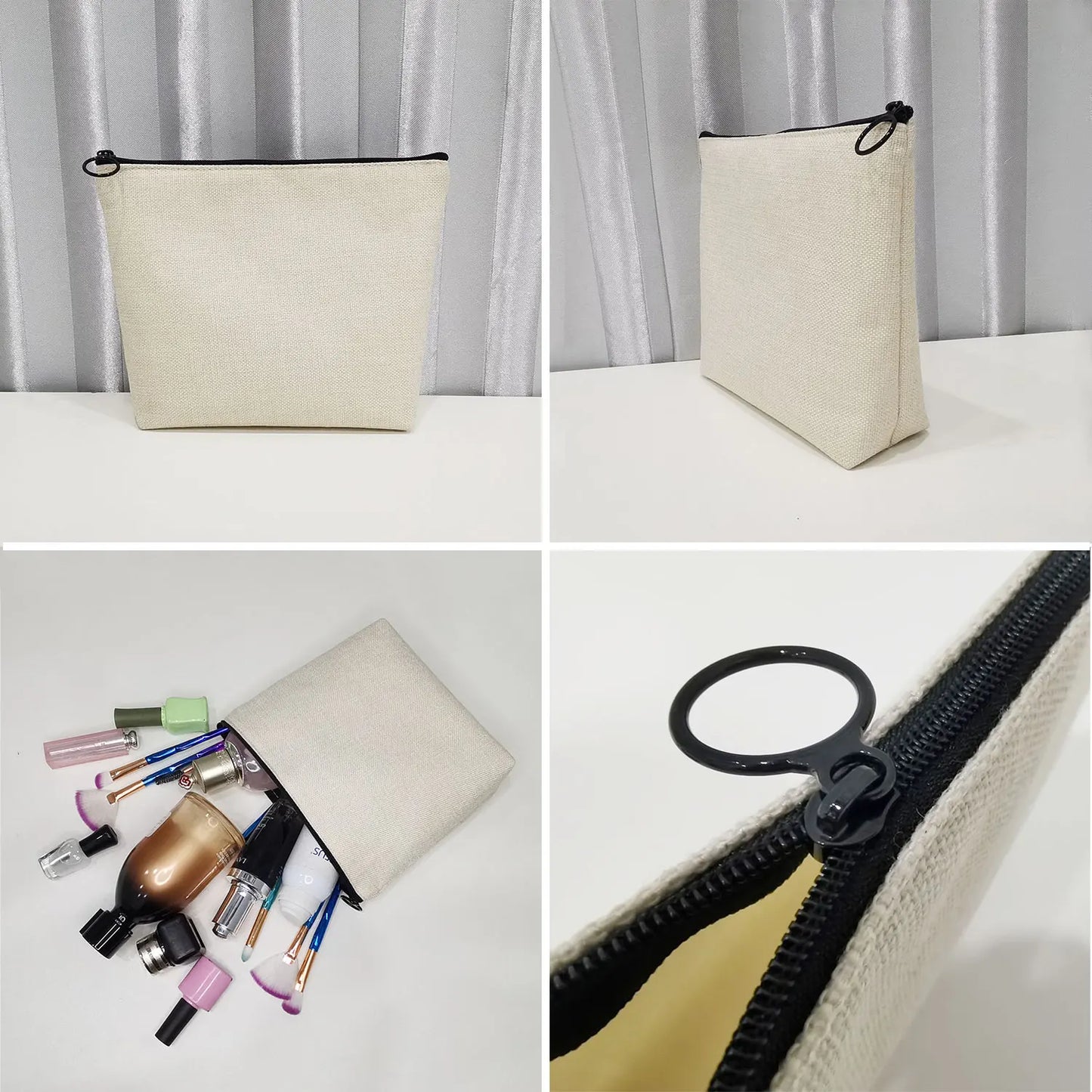 Custom DIY Logo Makeup Bag High Capacity Travel Outdoor Girl Women Cosmetic Bags Toiletries Organizer Lady Storage Make up Case