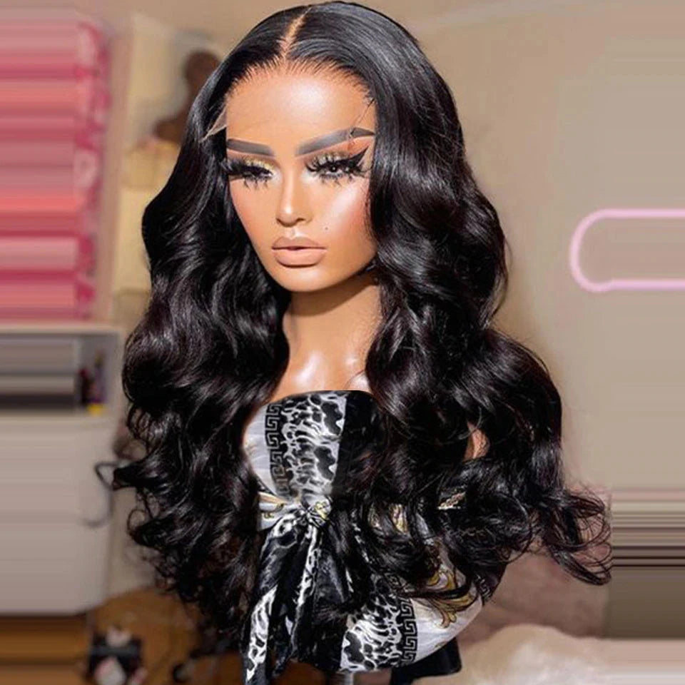 Rebecca Body Wave Lace Front Wigs T Part Lace Wigs Pre Plucked Transparent Lace Front Wigs Brazilian Body Wave Human Hair Wigs