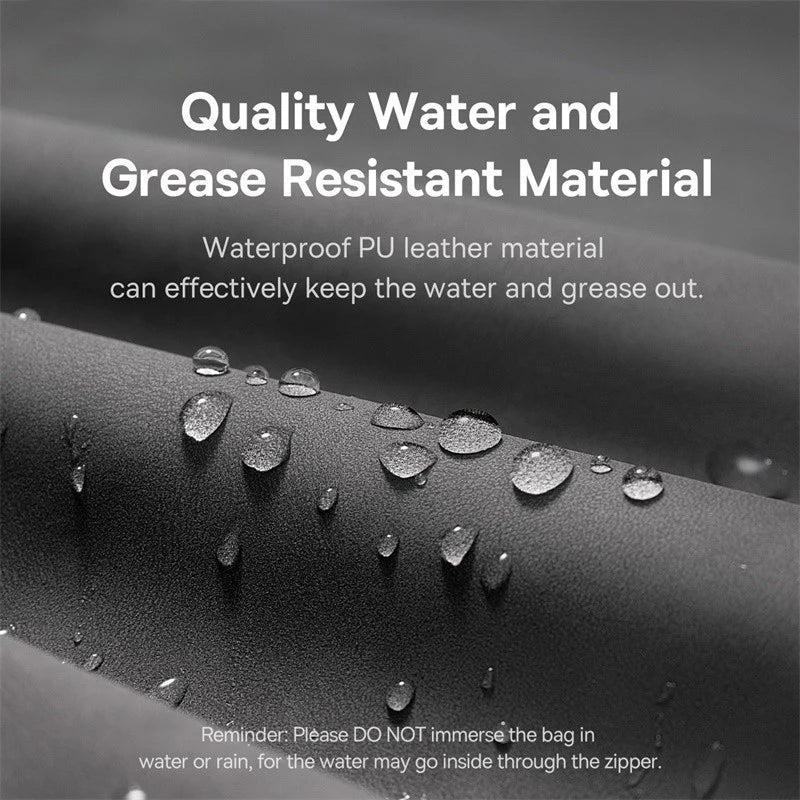 New 2025 Portable Bag Waterproof Grease Proof For iPhone 15 Pro Max Earphone Power Bank Cable Charger PC Digital Accessories Bag