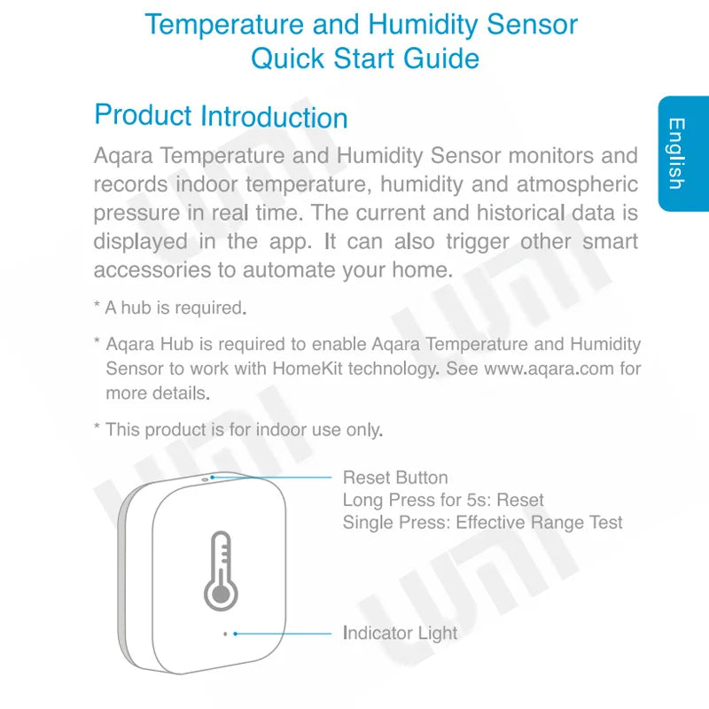 Aqara Temperature Sensor Smart Air Pressure Humidity Environment Sensor Zigbee Smart Remote Control For XiaoMi Mi Home Homekit