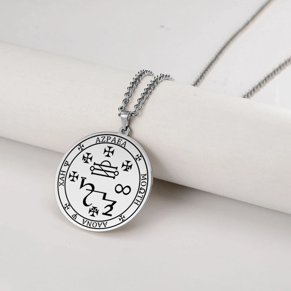 Colliers et pendentifs des 7 archanges de Dawapara, pentacle, amulette magique, protection porte-bonheur de la Saint-Michel, talisman surnaturel