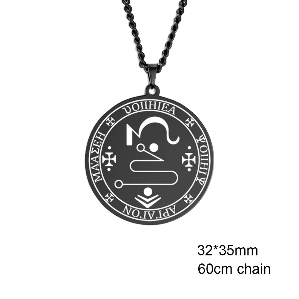 Colliers et pendentifs des 7 archanges de Dawapara, pentacle, amulette magique, protection porte-bonheur de la Saint-Michel, talisman surnaturel