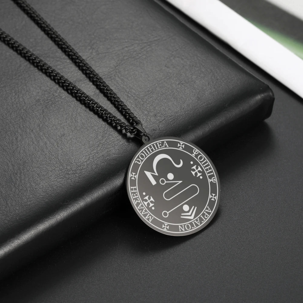 Colliers et pendentifs des 7 archanges de Dawapara, pentacle, amulette magique, protection porte-bonheur de la Saint-Michel, talisman surnaturel