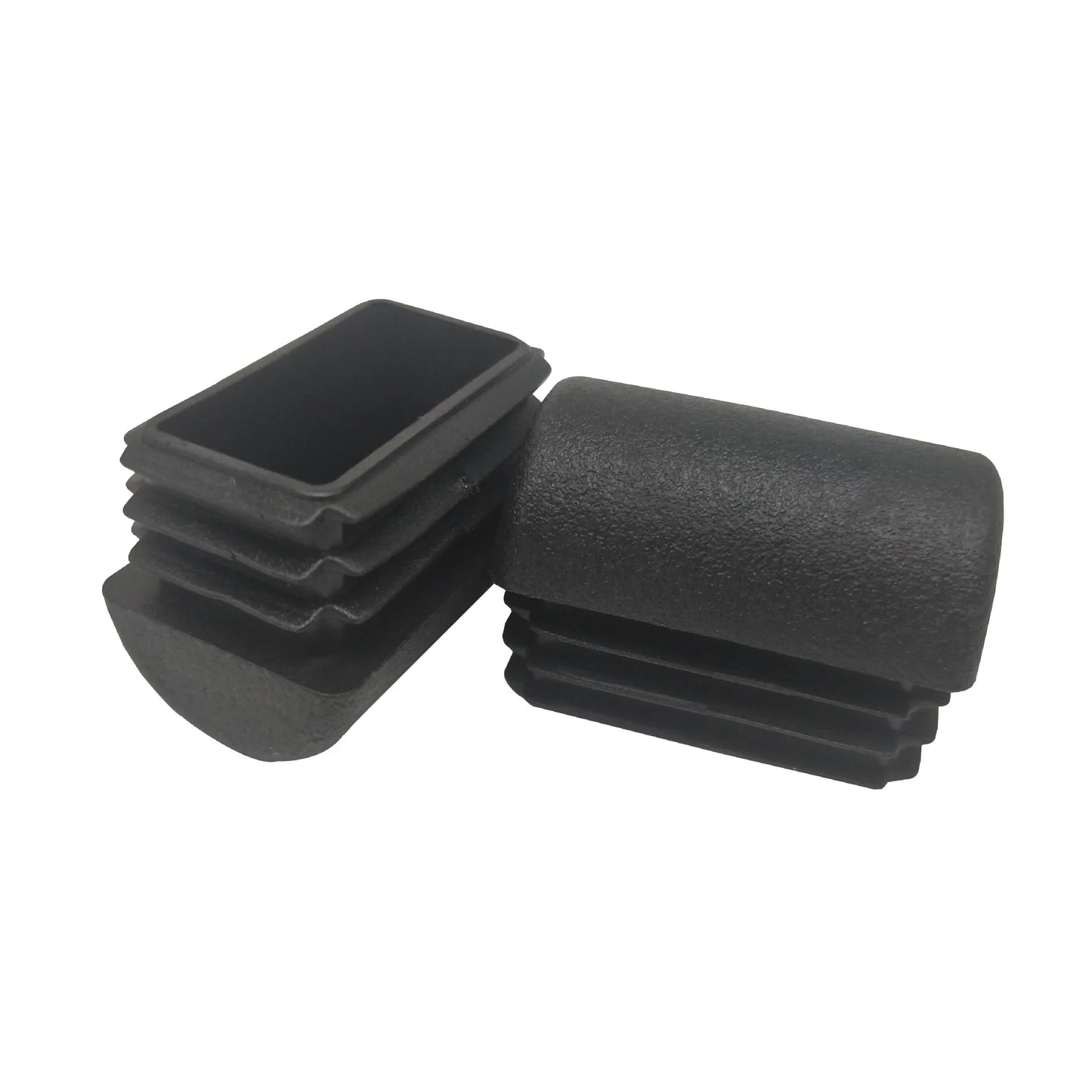 Lot de 4 embouts carrés en plastique pour tubes et tuyaux, bouchons pour pieds de table, chaises, meubles, protection de pieds de nivellement
