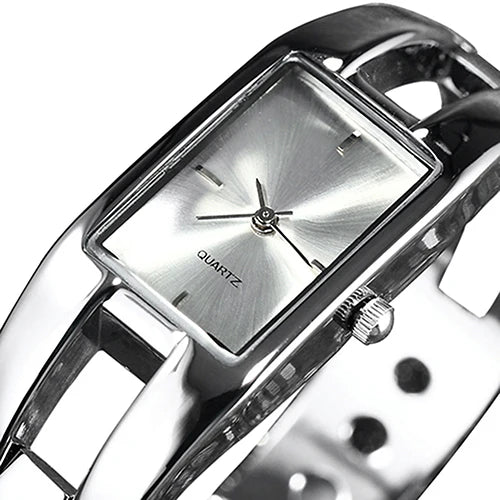 Montre-bracelet à quartz pour femme, cadran carré, couleur changeante, tendance, créative, pour homme et femme