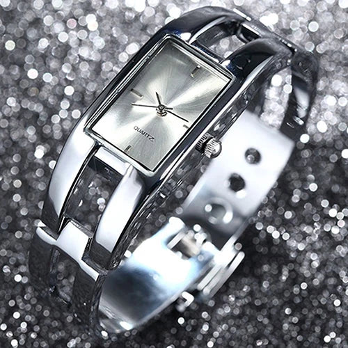 Montre-bracelet à quartz pour femme, cadran carré, couleur changeante, tendance, créative, pour homme et femme