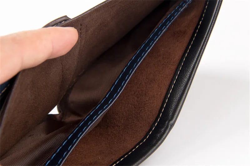 Men's Wallets With 100 US Dollar Pattern Wallet Male Leather Wallet Photo Card Holder Fashion Large Capacity Wallet Purse Bag