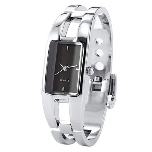 Montre-bracelet à quartz pour femme, cadran carré, couleur changeante, tendance, créative, pour homme et femme