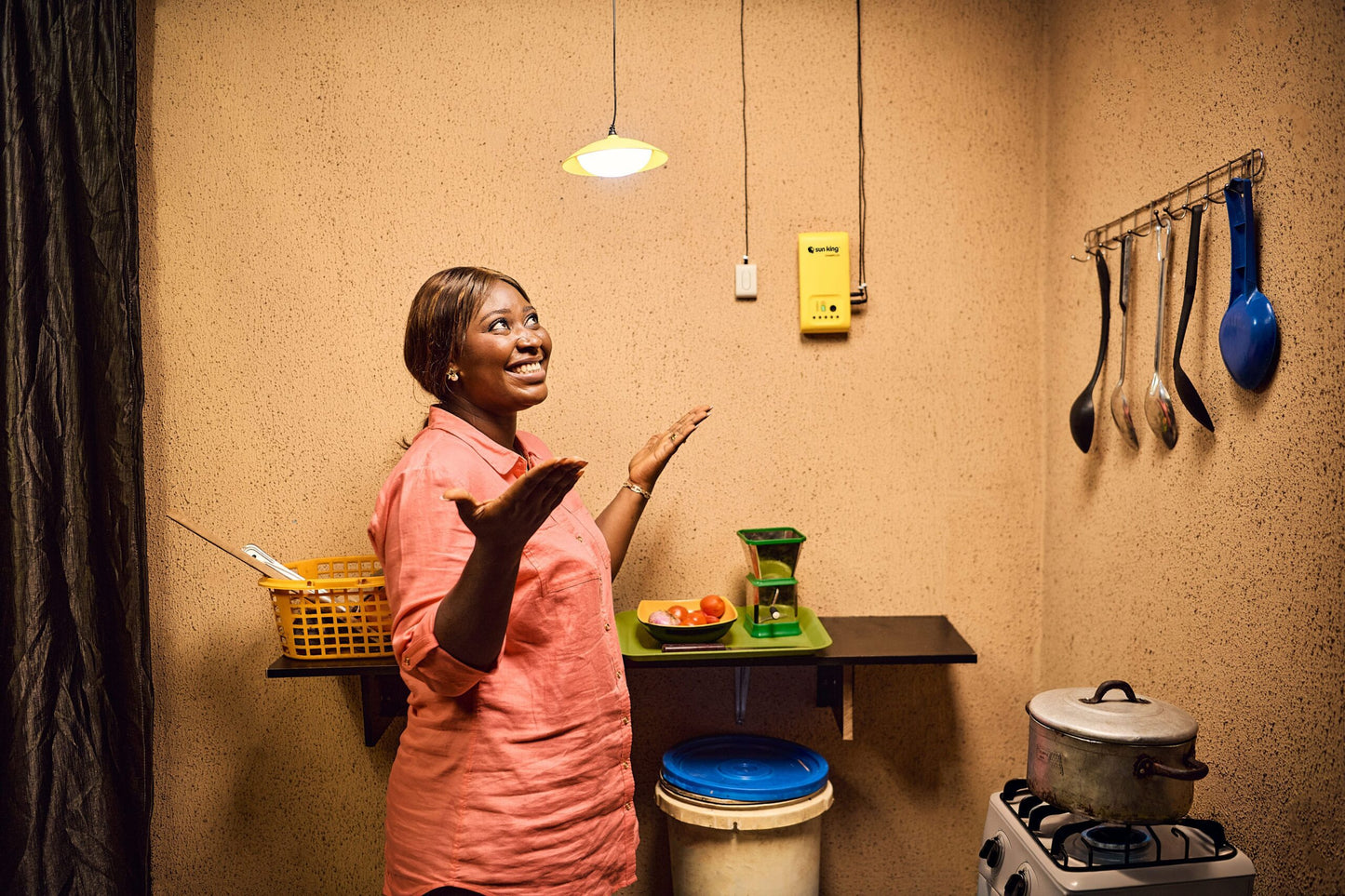 HomePlus, Sunking Solar Home System, Ultra-affordable solar lighting and basic phone charging