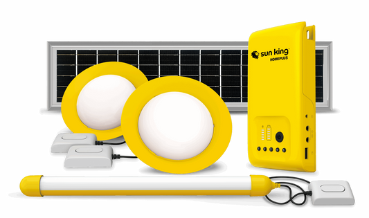 HomePlus, Sunking Solar Home System, Ultra-affordable solar lighting and basic phone charging
