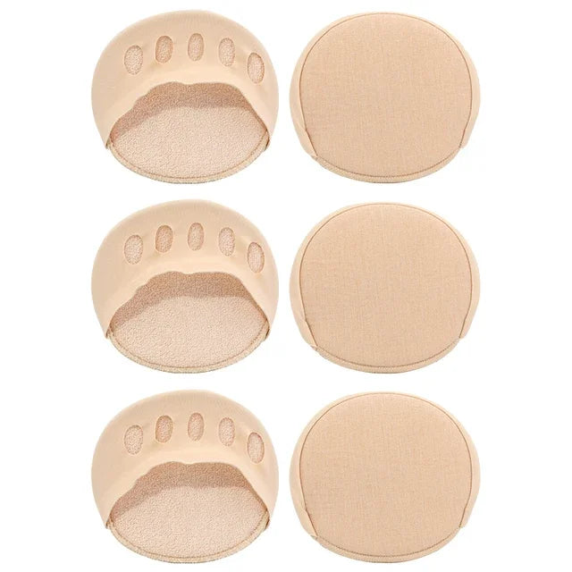 2/4pcs Five Toes Forefoot Pads for Women High Heels Half Insoles Invisible Foot Pain Care Absorbs Shock Socks Toe Pad Inserts