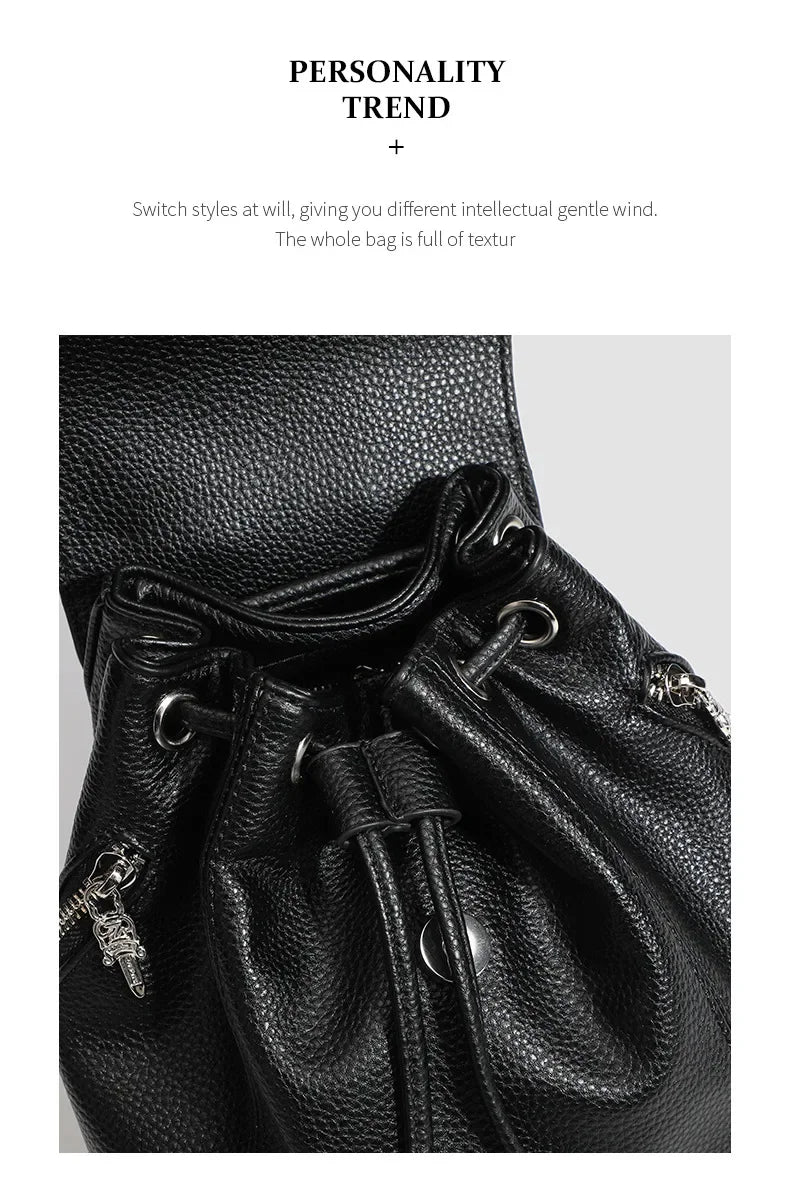 Fashionable Mini Travel Backpack for Women 2024 New Style Versatile Outdoor Bag Stylish Double Shoulder Bag Ladies Love
