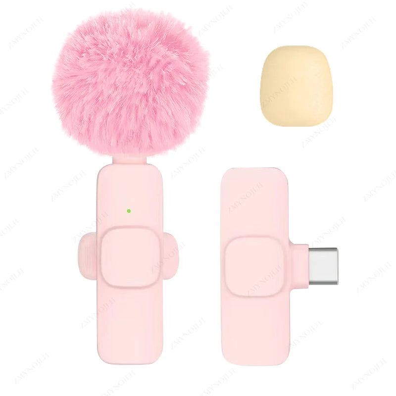 Nouveau microphone cravate sans fil, mini microphone portable pour enregistrement audio et vidéo, pour iPhone, Android, PC, appareil photo, jeux en direct, téléphone