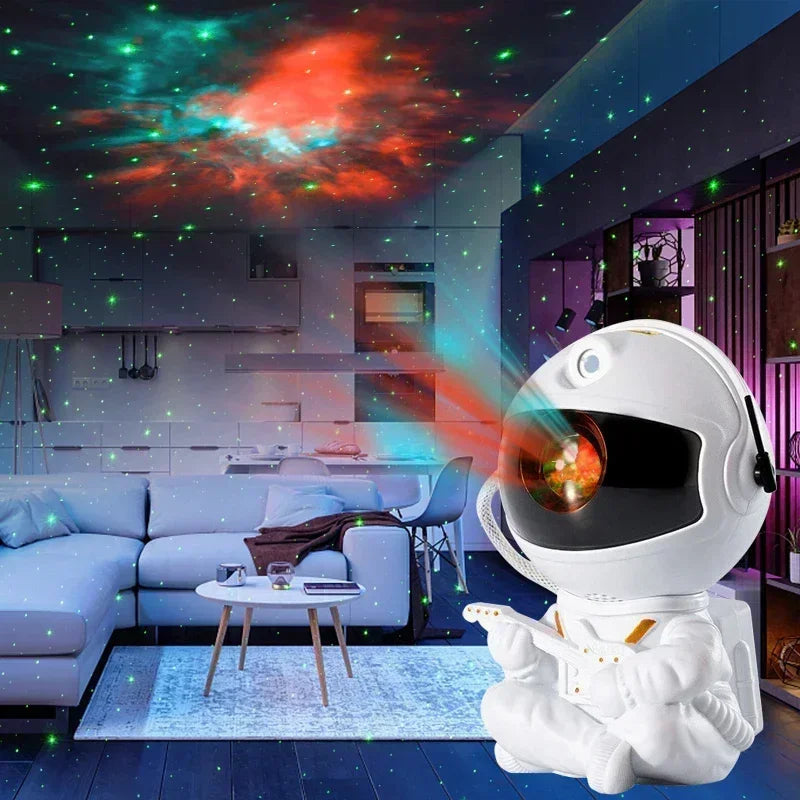 Projecteur d'étoiles Galaxy Night Light Astronaut Space Projector Starry Nebuleuse Plafonnier LED Lampe pour Chambre Maison Décorative enfants cadeau
