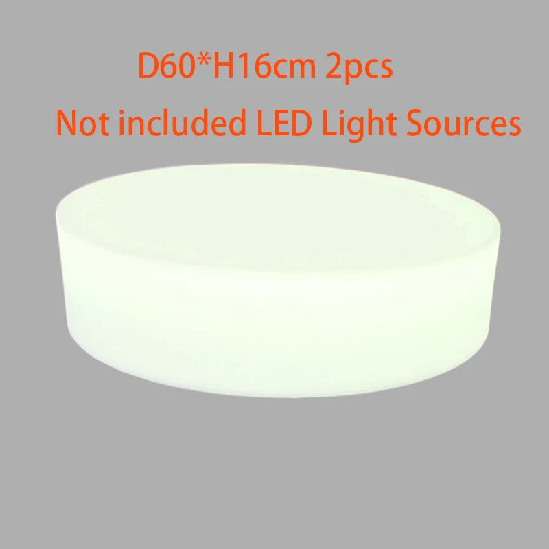 Plastic Cubes Shell Case, Bar Table, Outdoor, Plastic PE, No Light Source, D20cm, D25cm, D30cm, 40cm, 43cm, 50cm, 60cm, 1Pc