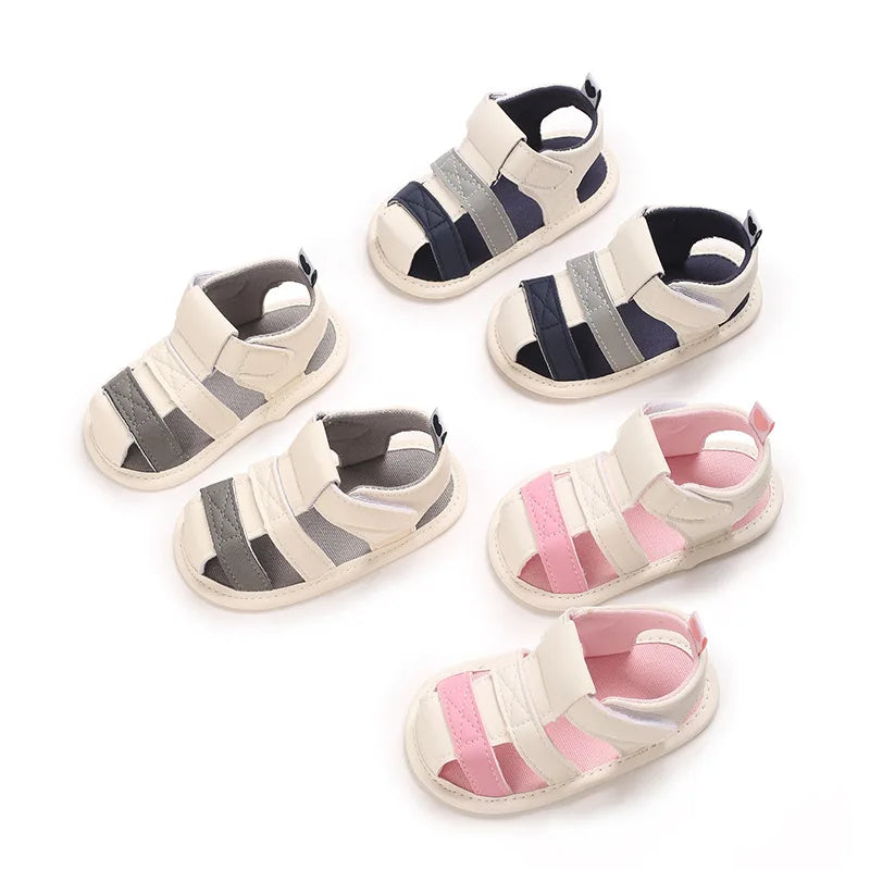 Newborn Infant Baby Boy Girls Shoes Summer Sandals Casual Soft Bottom Non-Slip Breathable Baby Shoes Toddler Shoes