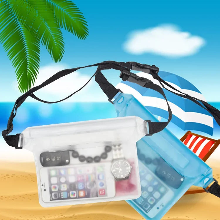 Sac de natation étanche, sac banane pour plongée, ski, téléphone, sac à bandoulière sec pour plage, bateau, sport
