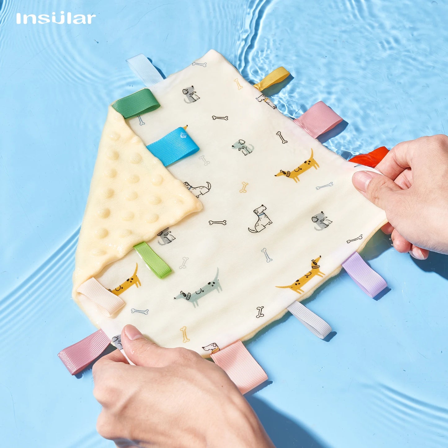 Serviette de confort pour bébé INSULAR, couverture en coton douce pour nouveau-né, poupées endormies, jouet de sommeil tendance pour enfants, bavoirs apaisants