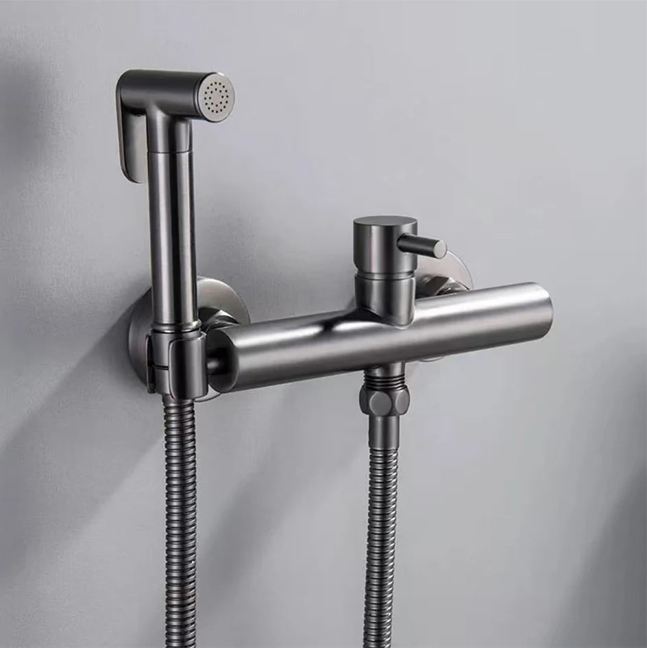 VGX Brass Bidet Faucet Set Handheld Ducha Higienica Hot Cold Toilet Crane Women Washer Bathroom Shattaf Sprayer Hygienic Shower