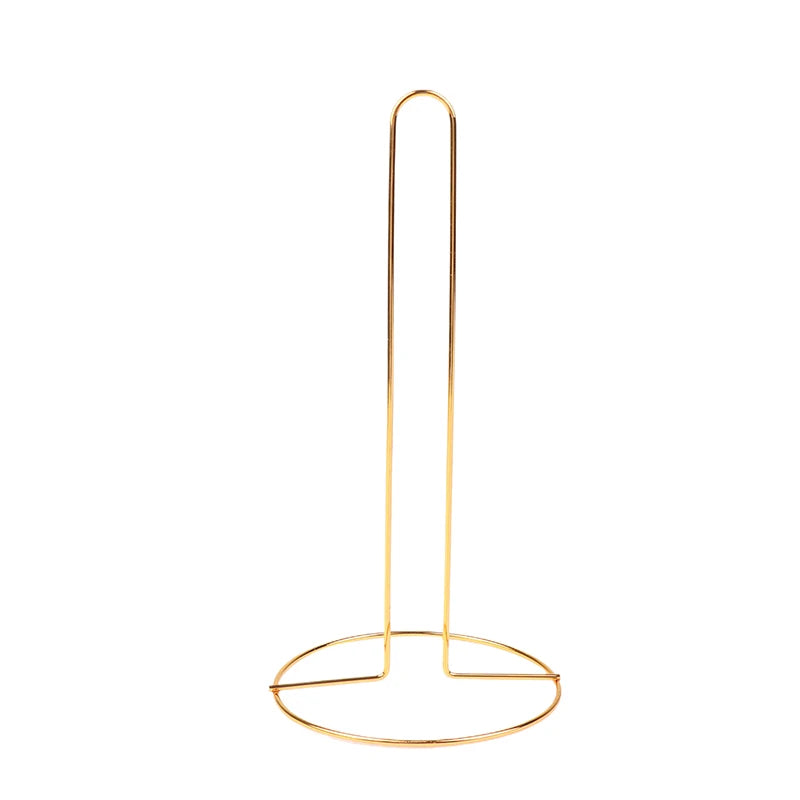 1PC Iron Kitchen Roll Paper Towel Holder Bathroom Paper Towel Holder Dining Table Vertical Napkin Holder Kitchen Storage Rack