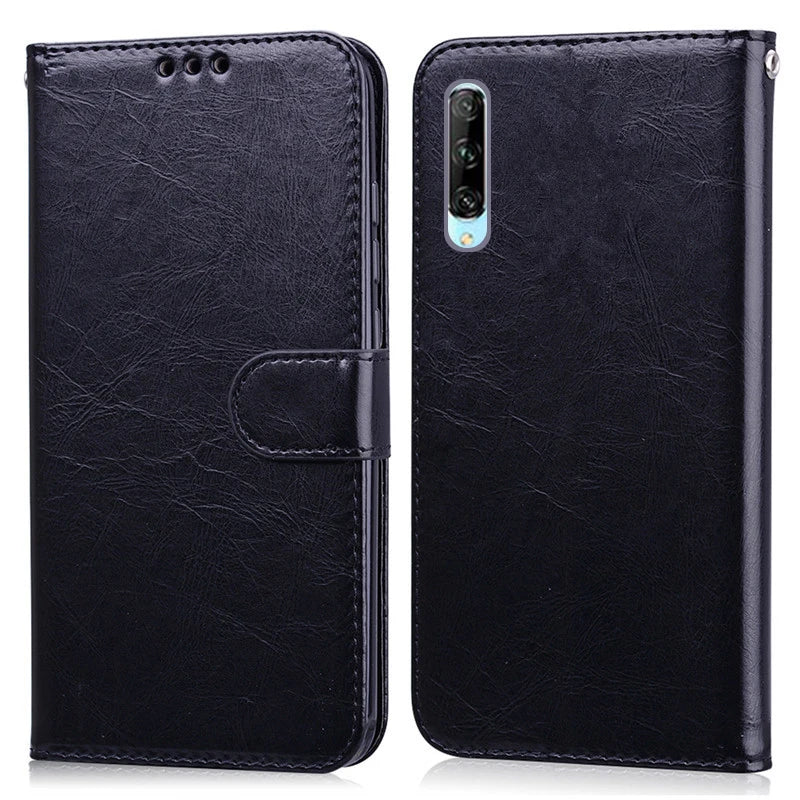 For Huawei P Smart Pro Case Phone Cover Soft Silicone Wallet Flip Case for Coque Huawei P Smart Pro Phone Case Fundas 2019 Cover