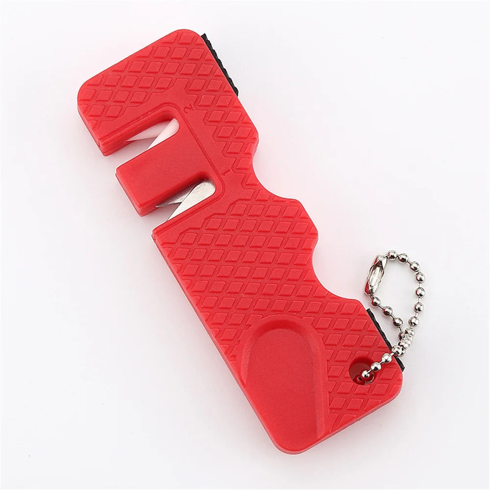 Knife Sharpener Pocket Ceramic Sharpen Diamond Tool Scissor Sharpen Gears Fish Hook Carbide Knife Whetstone Outdoor Multi Tools