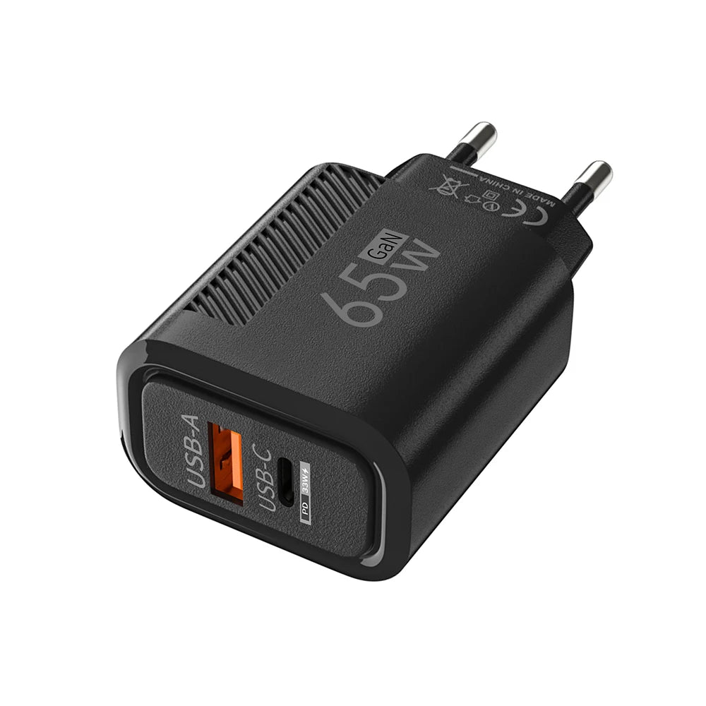 GaN 65W USB Type C Charger Fast Charging Mobile Phone Adapter Quick Charger For Samsung S23 Ultra Xiaomi 13 Huawei iPhone 14 13
