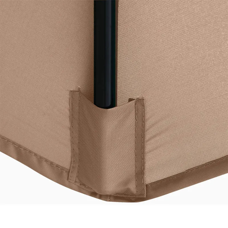 Parasol de jardin en tissu imperméable pour activités de plein air, pique-nique, camping