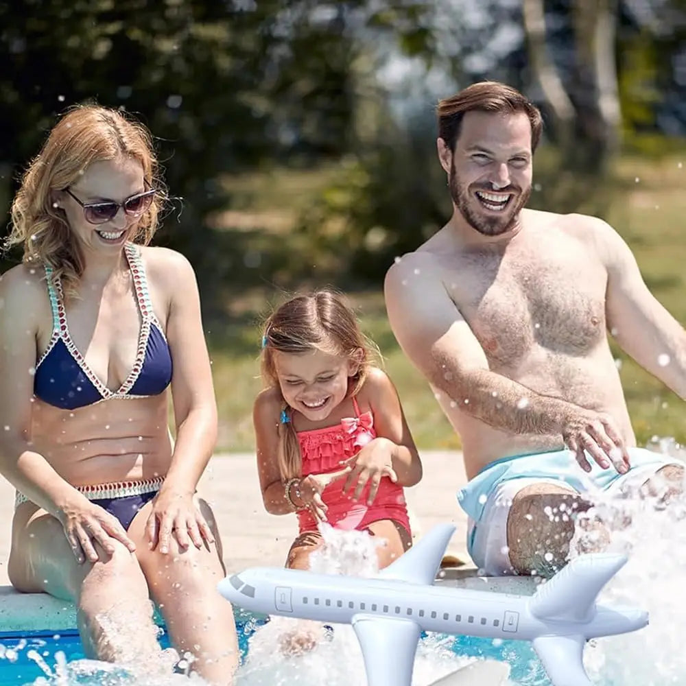 Jouets gonflables pour enfants, avion géant en PVC, décoration gonflable pour fête aquatique intérieure et extérieure, cadeau d'anniversaire, modèle d'avion pour enfants