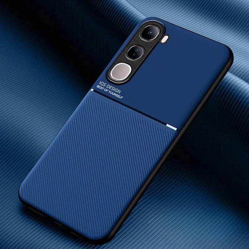 Magnetic Car Phone Case for vivo V40 Lite 4g/5G Prov40 vivo Magnet Metal Soft TPU Shockproof Cover VIVO V40 pro V 40 v40 lite 4G