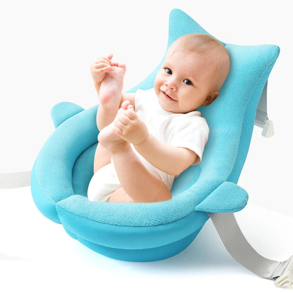 Coussin de bain pour nouveau-né, antidérapant, flottant, portable, pour bébés de moins de 10 kg