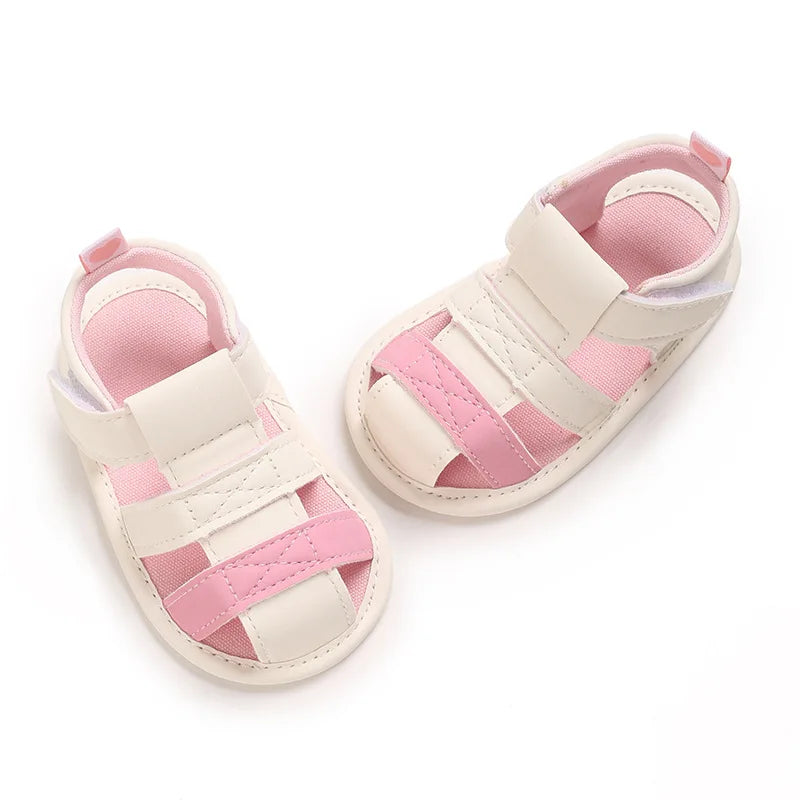 Newborn Infant Baby Boy Girls Shoes Summer Sandals Casual Soft Bottom Non-Slip Breathable Baby Shoes Toddler Shoes