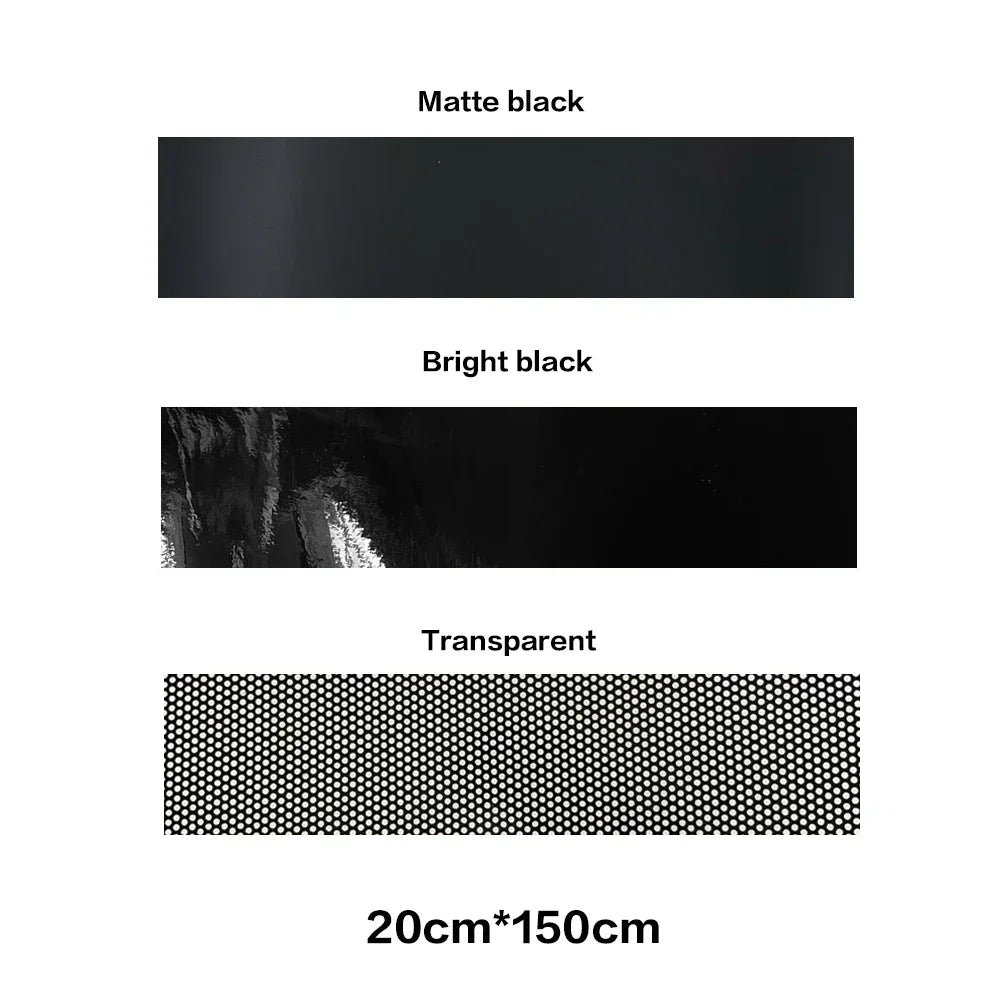 Car Front Windshield Sunshade Stickers 3D Vinyl Film Sunshade Decorative Stickers for Auto Front Windshield Decorative Sticker